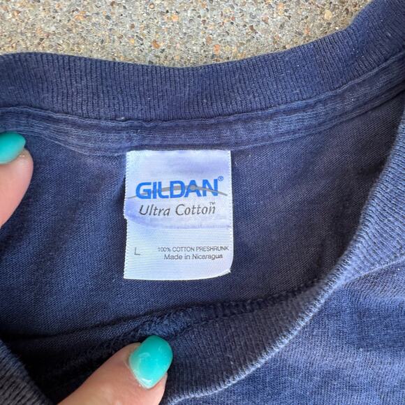 Tiger Splash Out of Africa Arizona, USA Graphic Tshirt Animal Travel Navy LARGE - Picture 3 of 6